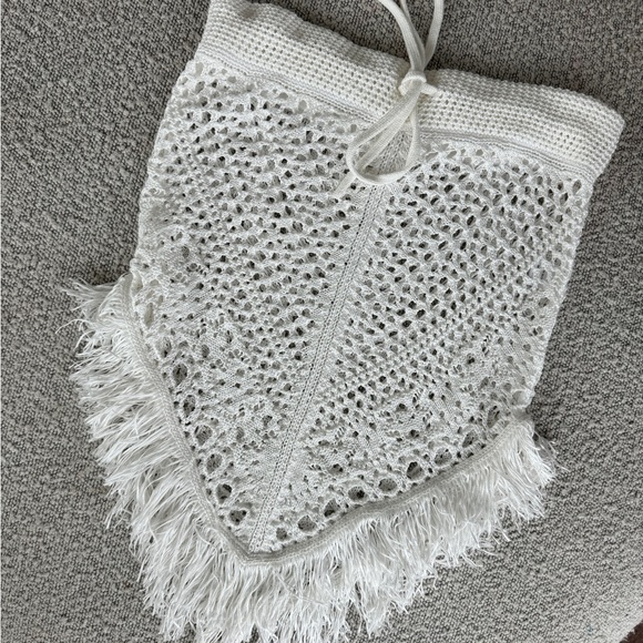 Ines Knit Mini Skirt in Ivory Tularosa Medium - Picture 2 of 4